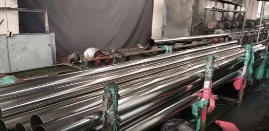 Suministro de tubería de aire de metal de alta calidad Tubo / tubería redonda de acero inoxidable 304