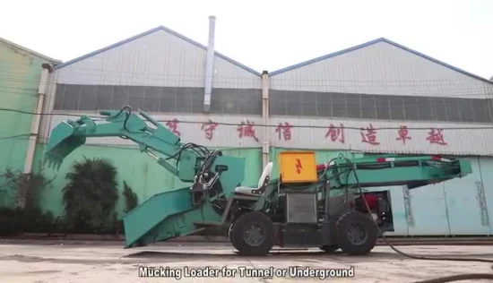 Venta caliente Nuevo Túnel de minería de alta eficiencia Cargador haggloader Mini Mucking Machine