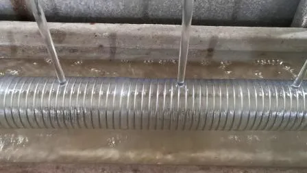 Tubo de calidad trenzado de alambre de acero de PVC resistente a la abrasión de aceite de caucho de manguera de aire