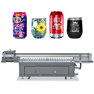 Precio competitivo de la impresora cilíndrica Jucolor 2510 Impresora UV 3D de gran formato para botellas de bebidas y otros