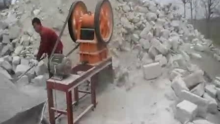 Equipo de trituración de mandíbula de roca de construcción minera de cantera para granito